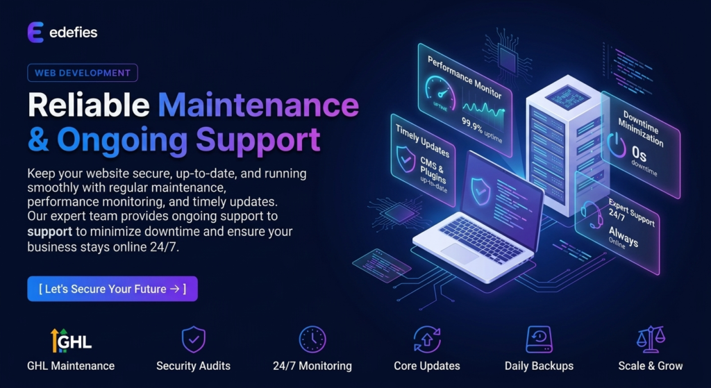 Reliable Maintenance & Ongoing Support